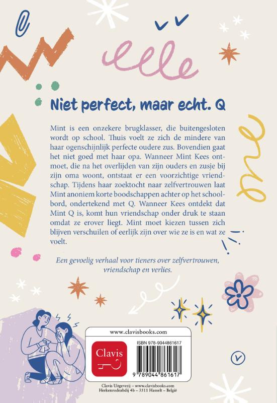 Achterkant van Liefs, Q