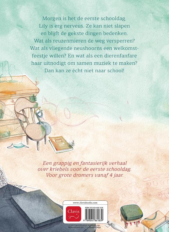 Achterkant van Reuzenmieren op de eerste schooldag