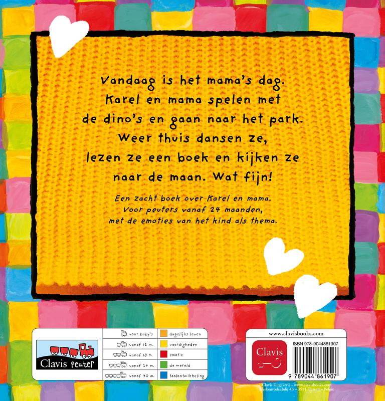 Achterkant van Karel viert mama