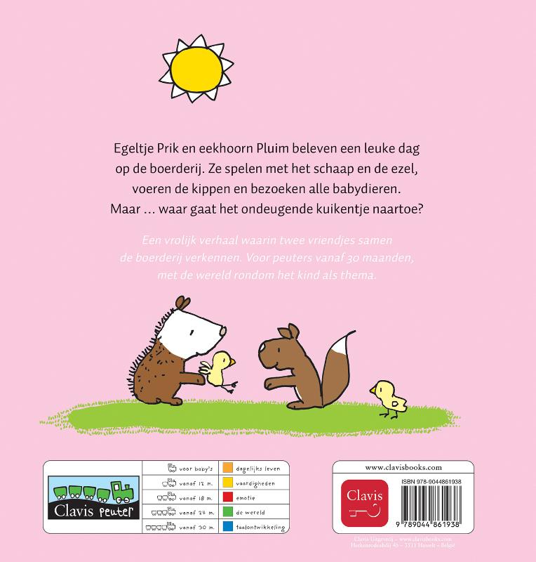 Achterkant van Op de boerderij