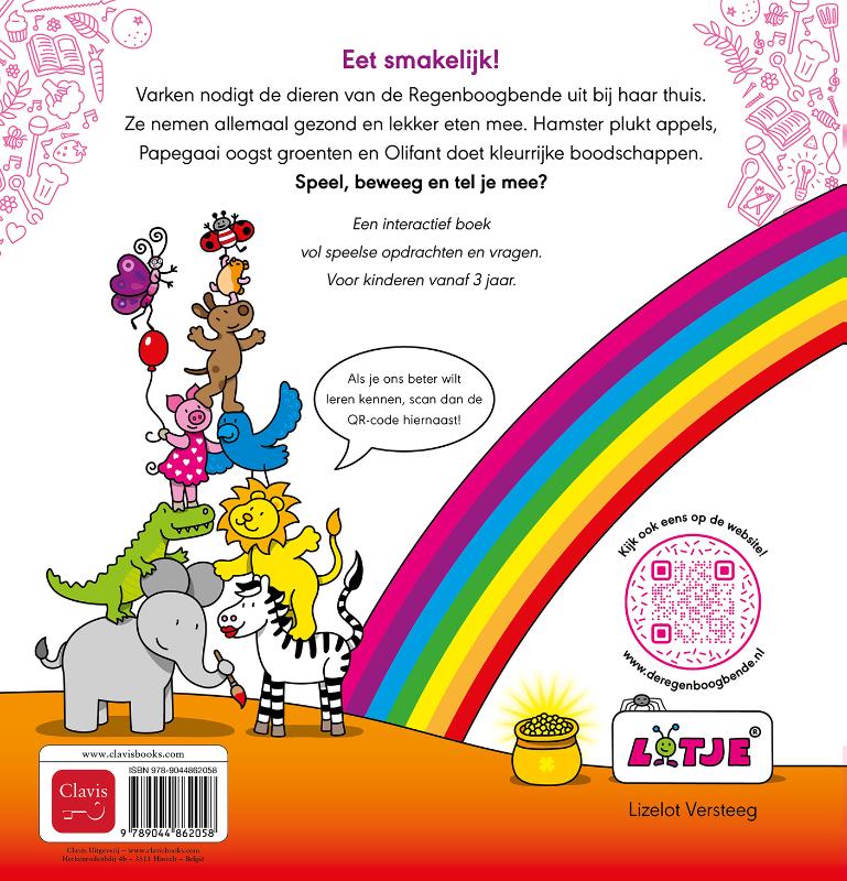 Achterkant van Eet lekker gezond