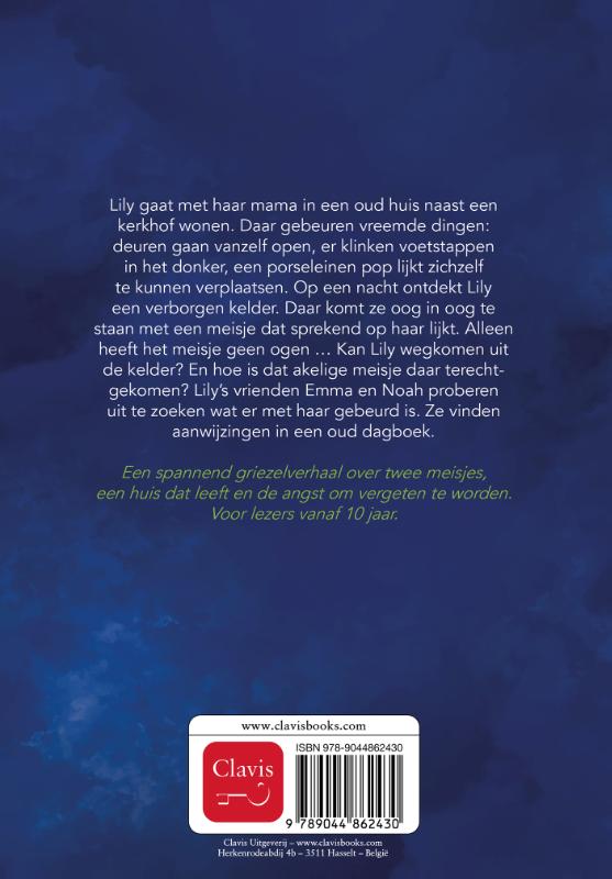 Achterkant van Keldermeisje