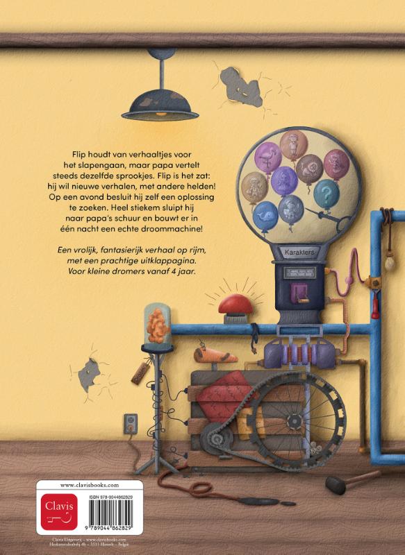 Achterkant van De droommachine