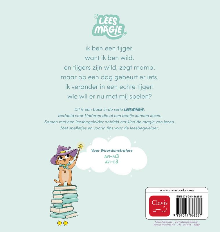 Achterkant van De tijger in mij