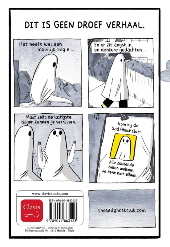 Achterkant van De Sad Ghost Club
