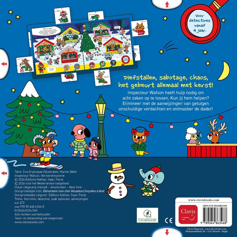 Achterkant van Het kerstmysterie