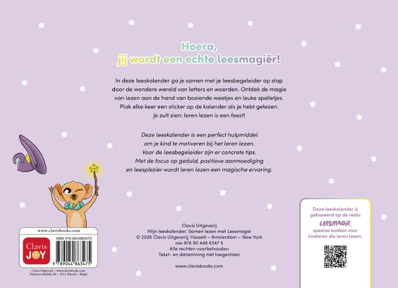 Achterkant van Mijn leeskalender