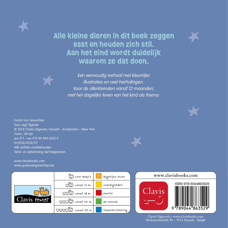 Achterkant van Ssst, zegt Tijgertje