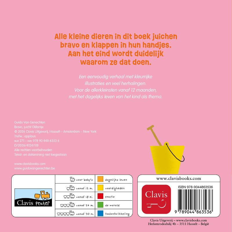Achterkant van Bravo, juicht Olifantje