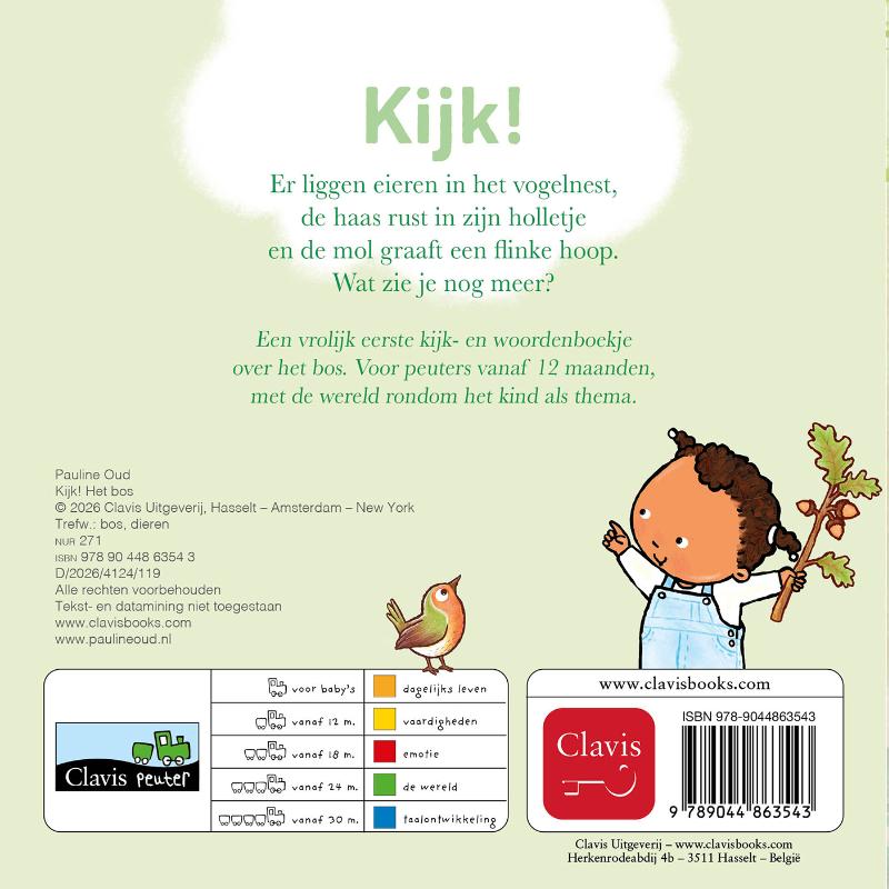 Achterkant van Kijk! Het bos