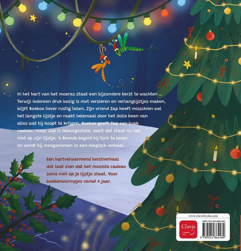 Achterkant van Een boek voor kerst