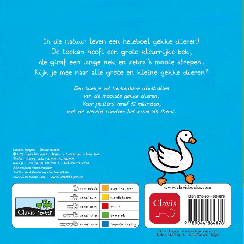 Achterkant van Gekke dieren
