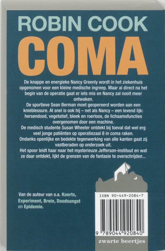 Achterkant van Coma