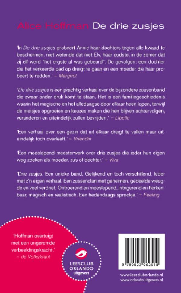 Achterkant van De drie zusjes