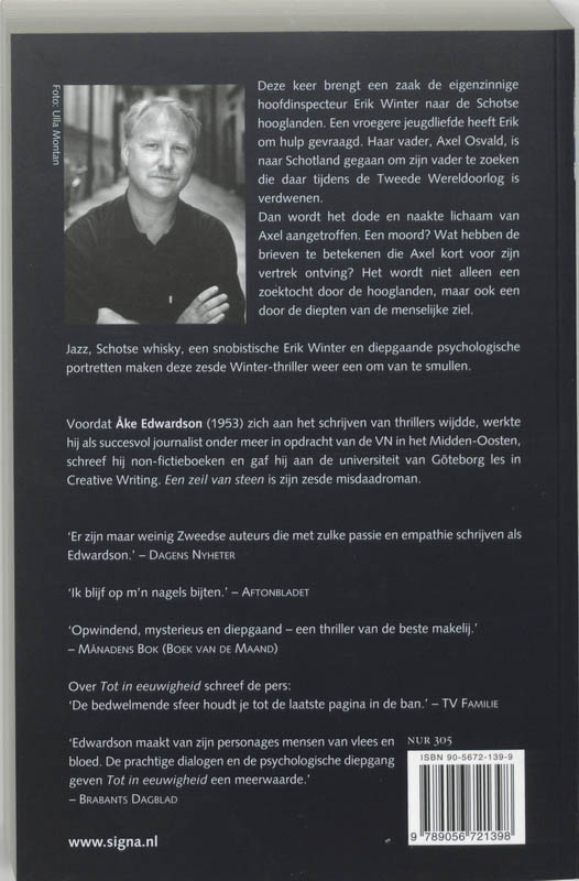 Achterkant van Een zeil van steen