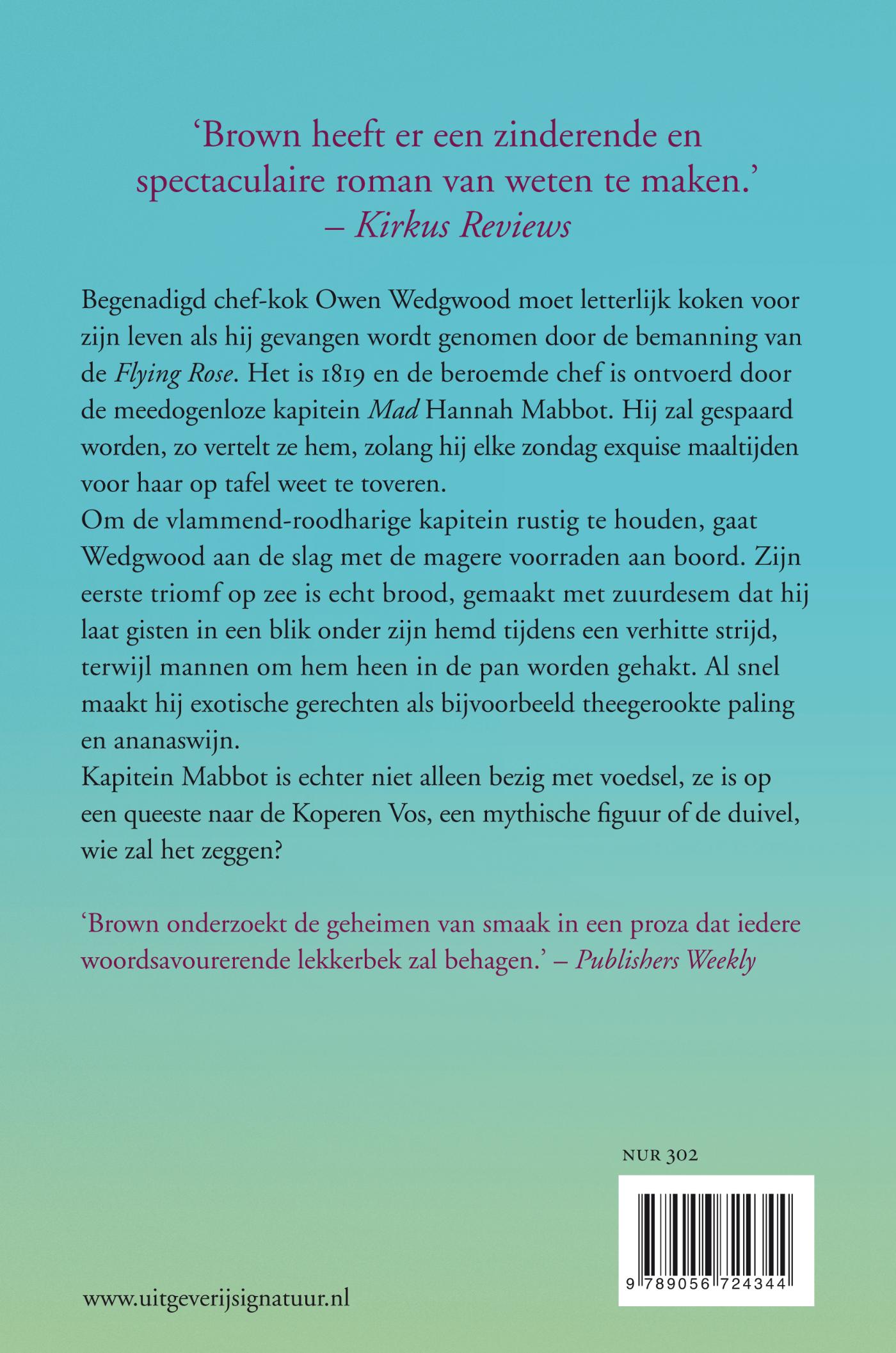 Achterkant van Buskruit en kaneel