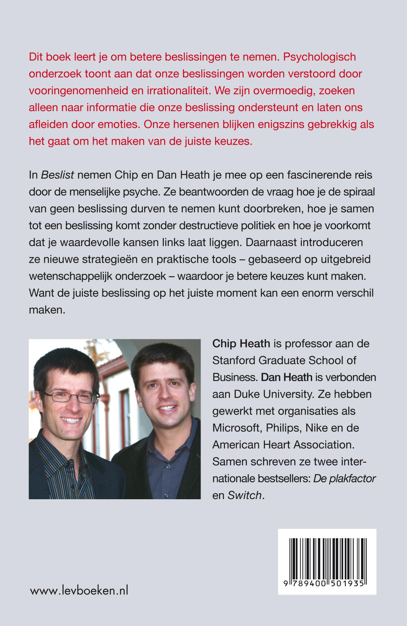Achterkant van Beslist