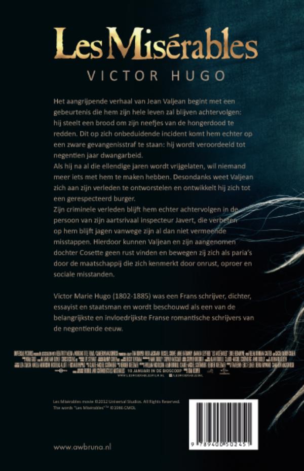 Achterkant van Les Miserables