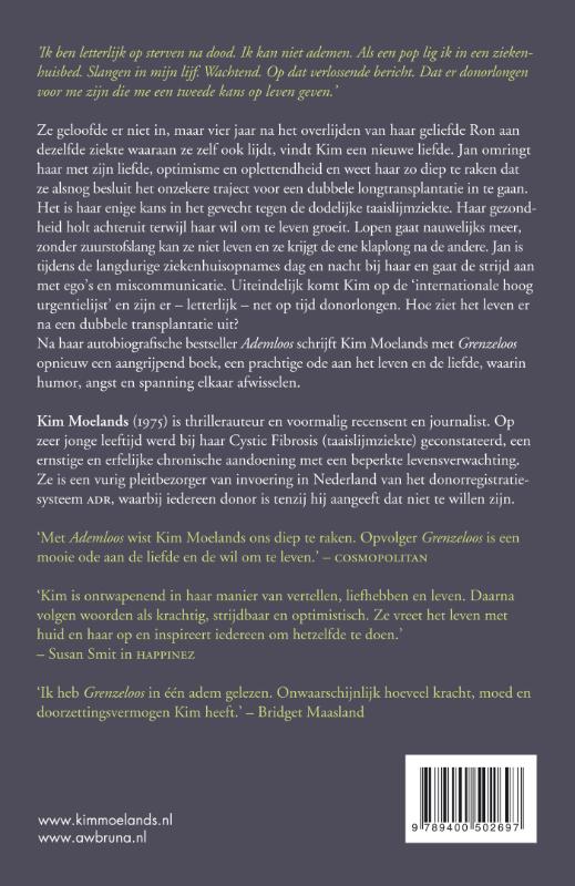 Achterkant van Grenzeloos