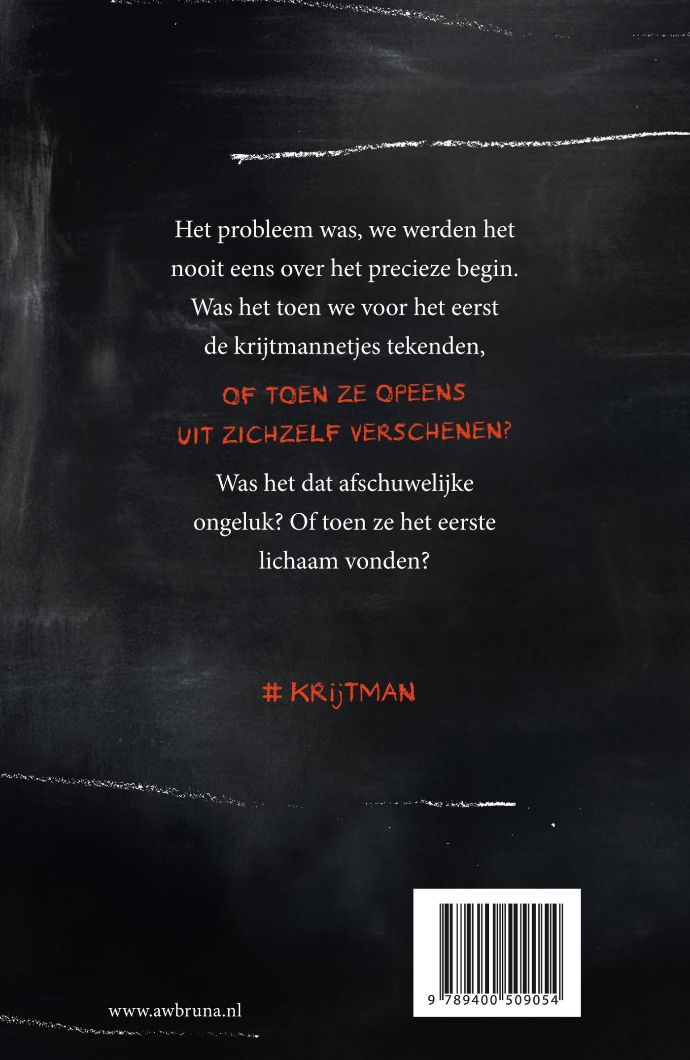 Achterkant van De Krijtman