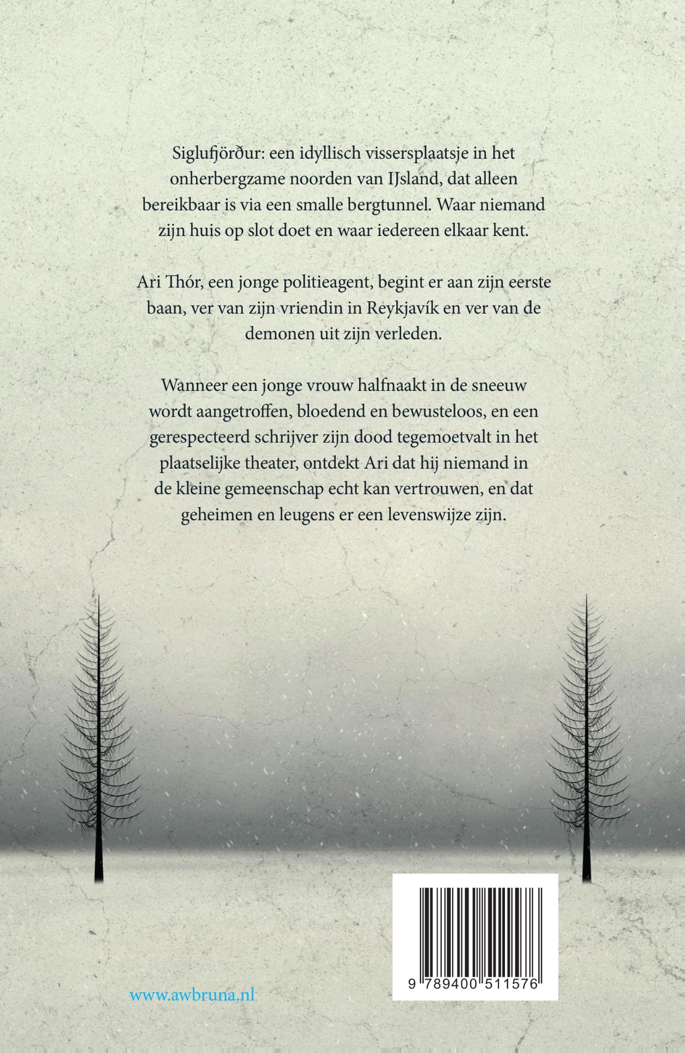 Achterkant van Sneeuwblind