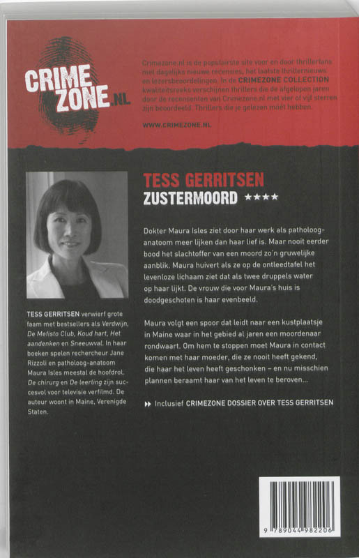 Achterkant van Zustermoord