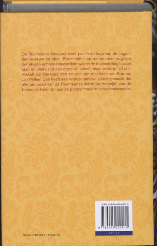 Achterkant van Moderne Roemeense verhalen