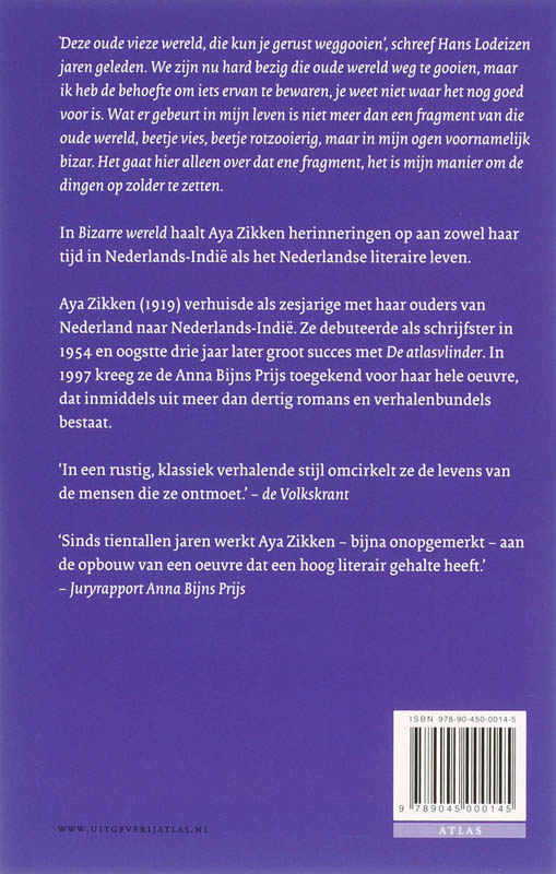 Achterkant van Bizarre wereld