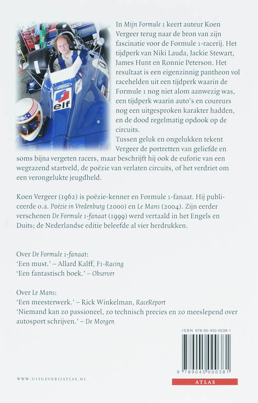 Achterkant van Mijn Formule 1