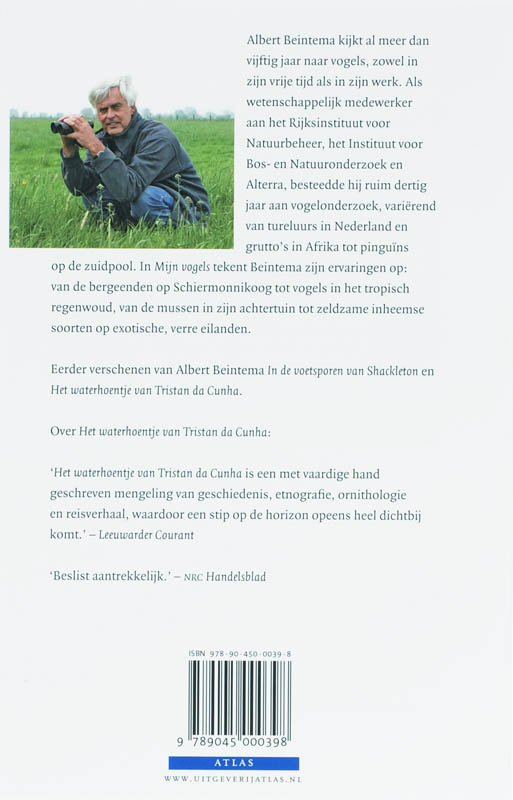 Achterkant van Mijn vogels