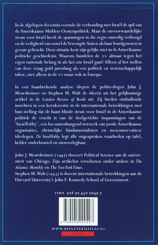 Achterkant van De Israellobby