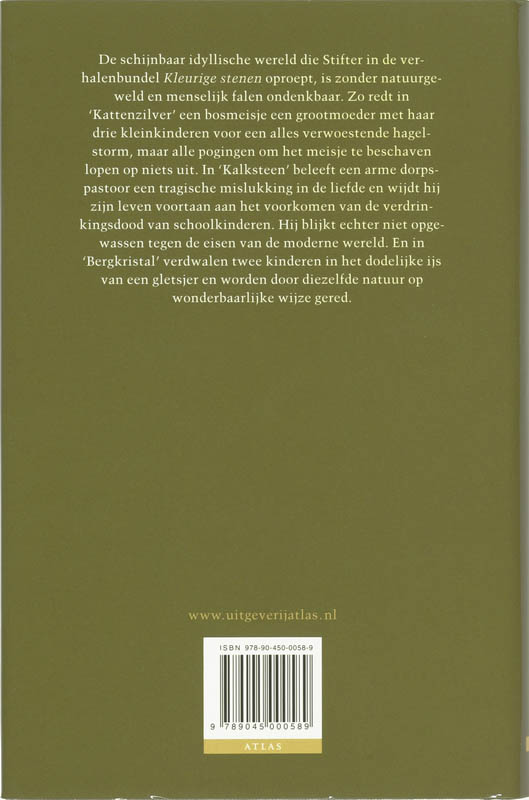 Achterkant van Kleurige stenen
