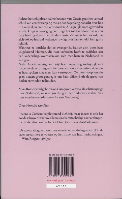 Achterkant van Het geheim van Gracia