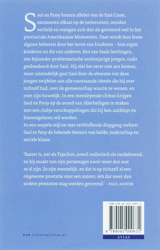 Achterkant van Saul en Patsy