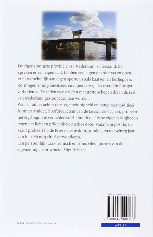 Achterkant van Mijn Friesland