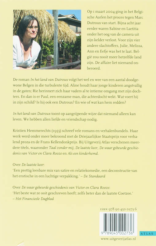 Achterkant van In het land van Dutroux