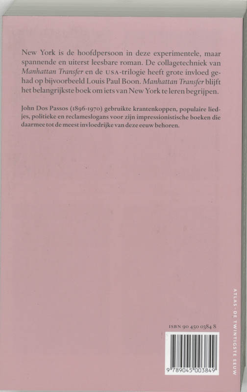 Achterkant van Manhattan Transfer
