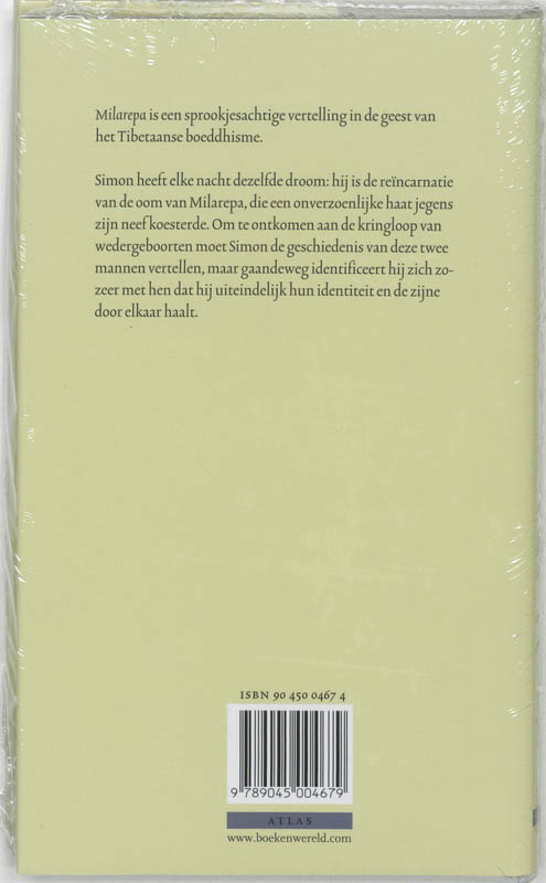 Achterkant van Milarepa