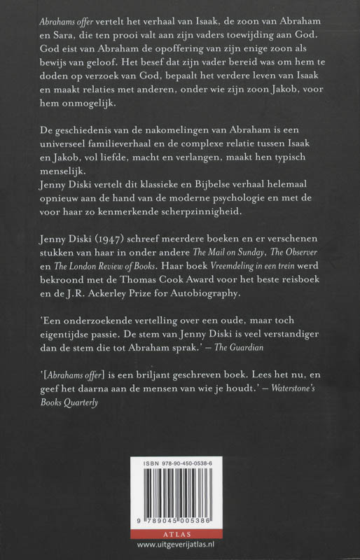 Achterkant van Abrahams offer