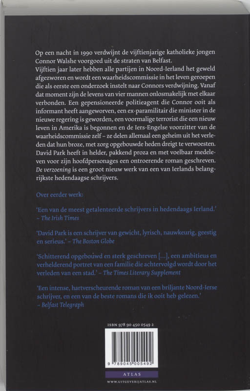 Achterkant van De verzoening