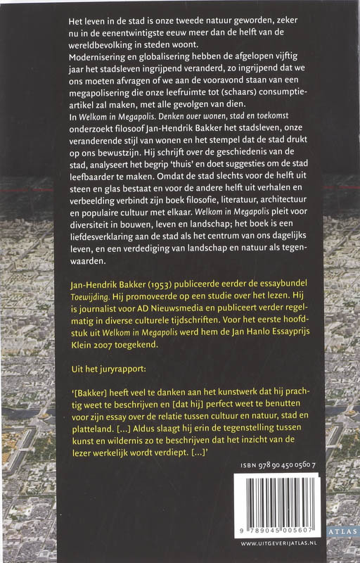 Achterkant van Welkom in Megapolis