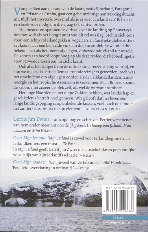 Achterkant van Naar de rand van de kaart