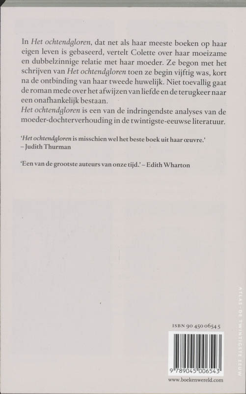 Achterkant van Het ochtendgloren