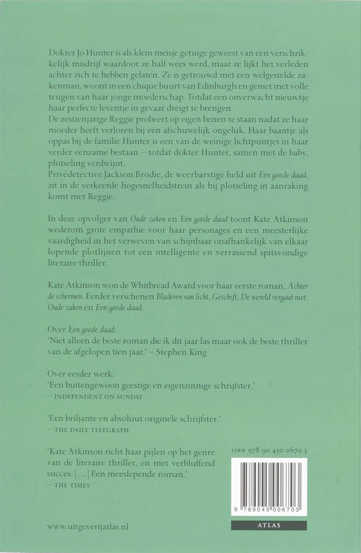 Achterkant van Wachten op goed nieuws