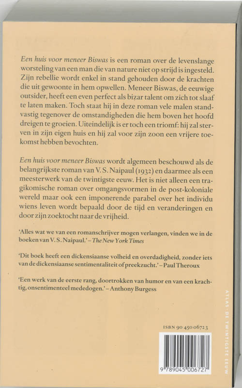 Achterkant van Een huis voor meneer Biswas