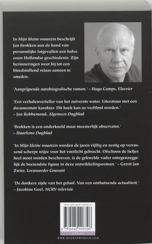 Achterkant van Mijn kleine waanzin