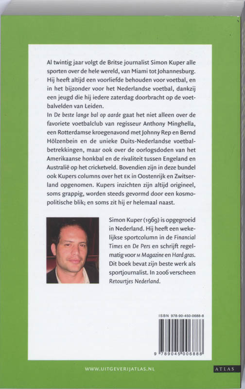 Achterkant van De beste lange bal op aarde