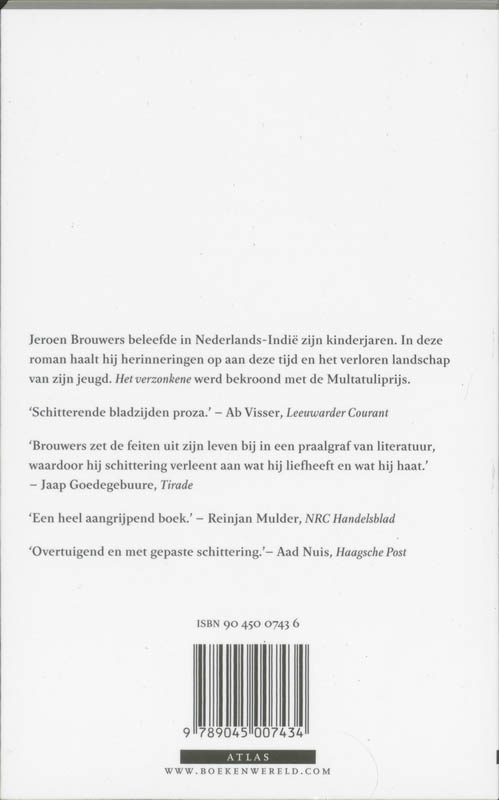 Achterkant van Het verzonkene