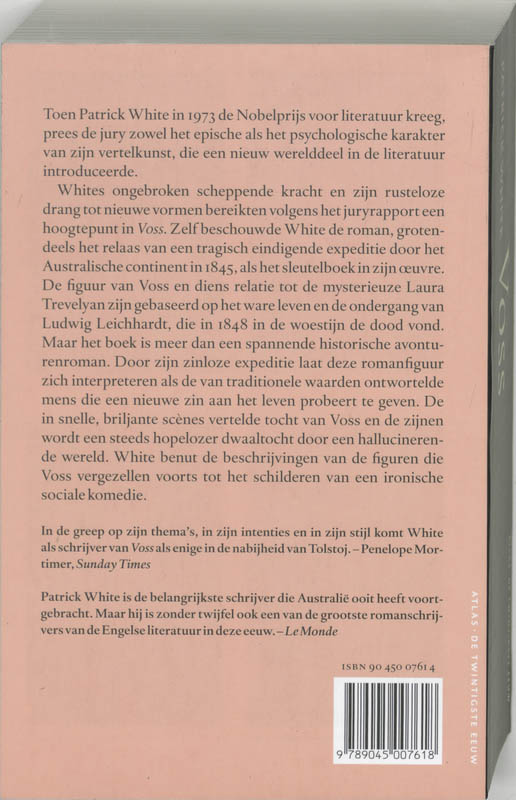 Achterkant van Voss