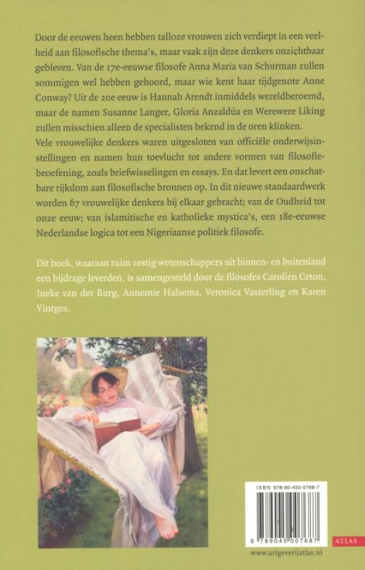 Achterkant van Vrouwelijke filosofen